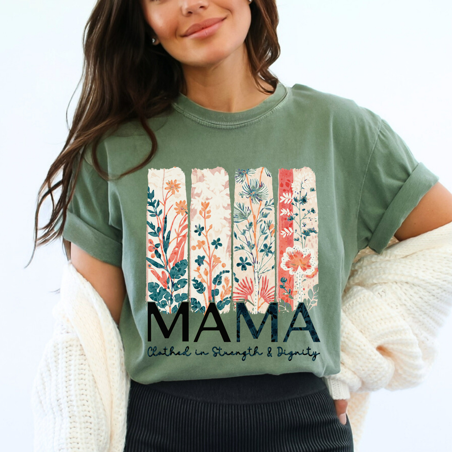 Proverbs 31 Mama Comfort Color Christian Mother's Day Tshirt