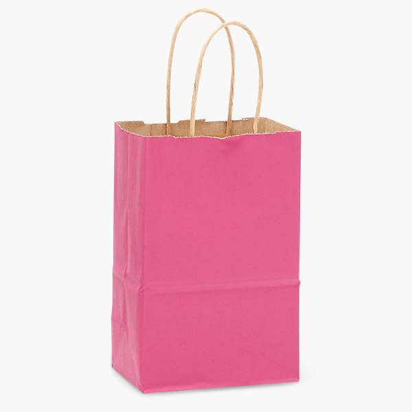 Recycled Kraft Color Paper Retail Shopping Bags