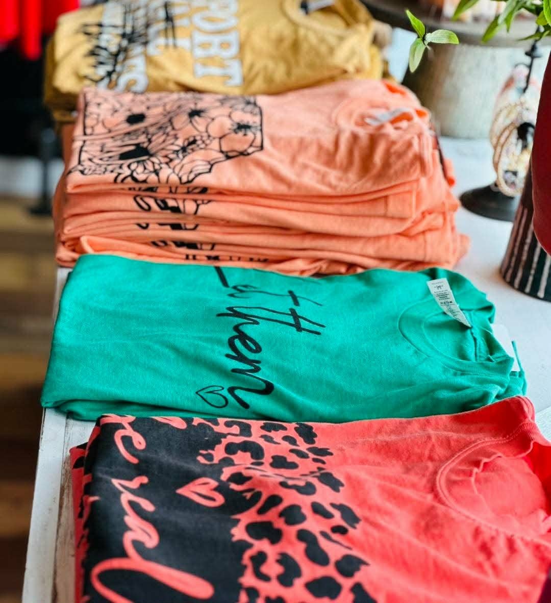 Salty Peach Bella Christian Summer Vacation Graphic Tee