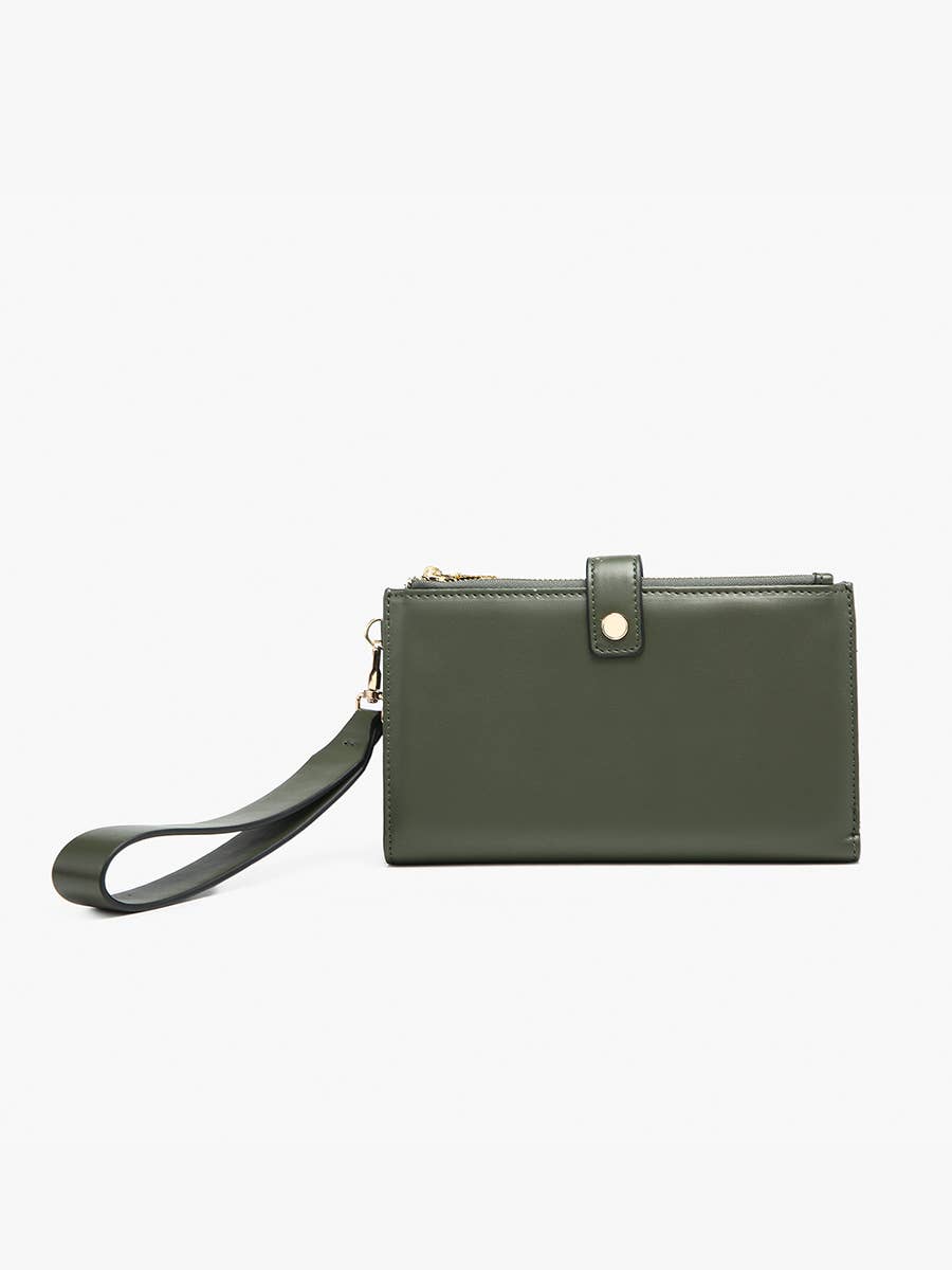 WL2627 Lark Zip-Top Wallet w/ Wristlet Strap