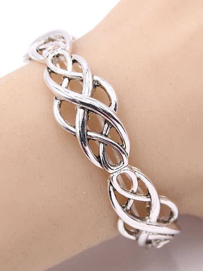 FR2735 Celtic Metal Stretch Bracelet