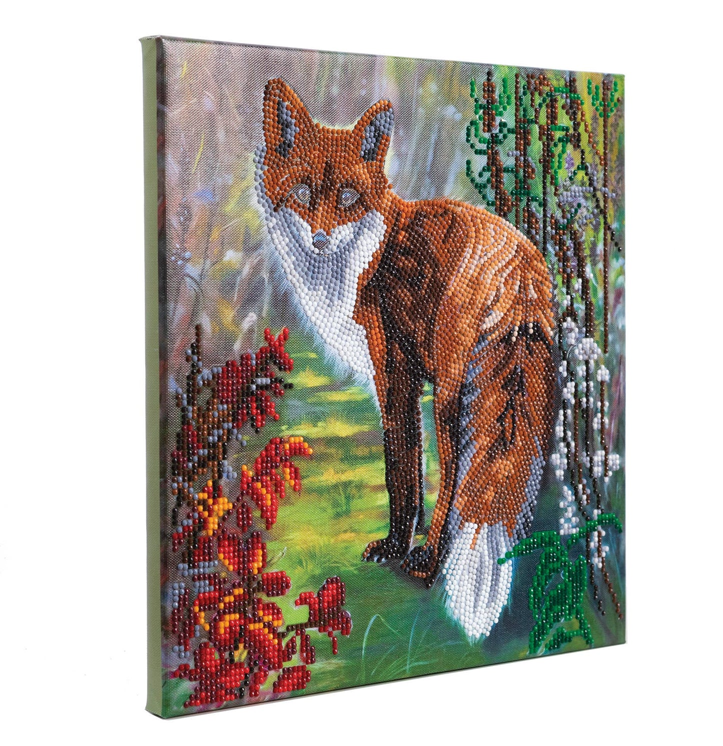 Medium (11.8" x 11.8") Crystal Art Kit: Autumn Fox