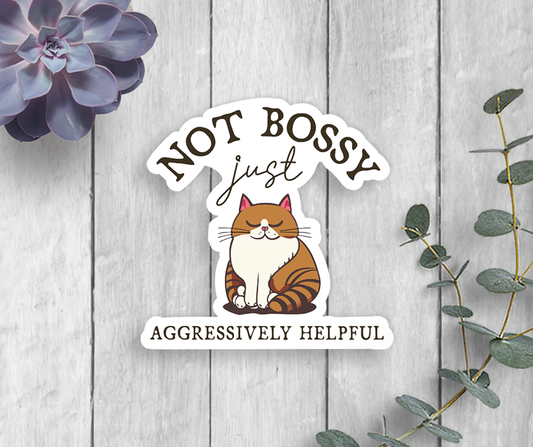 Bossy Cat Vinyl Sticker