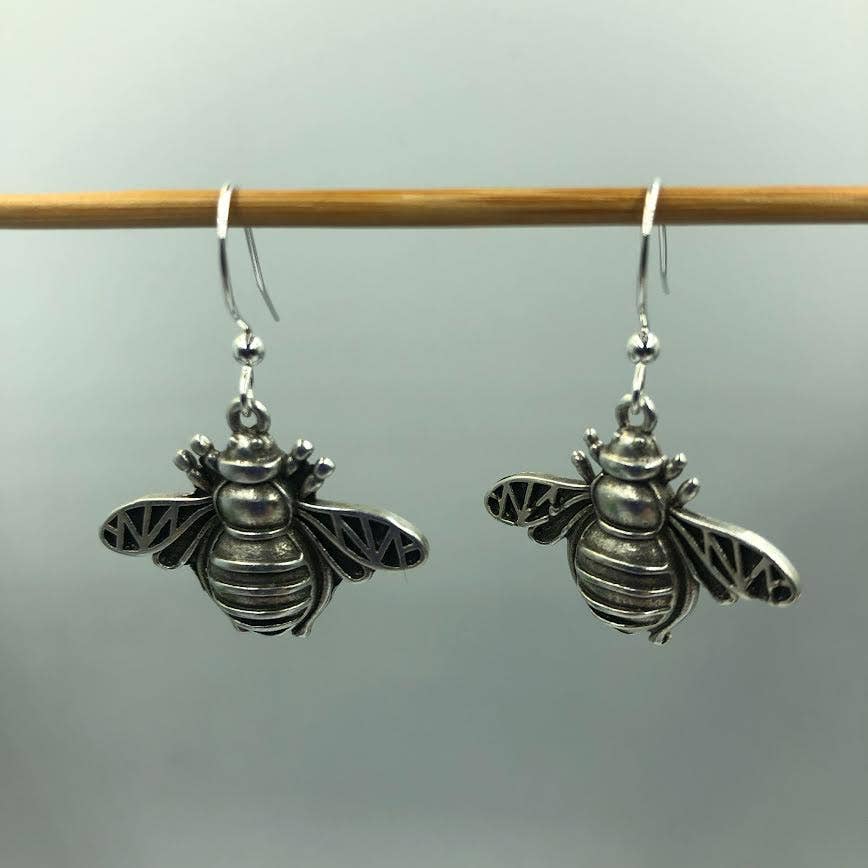 Bee Motif Earrings