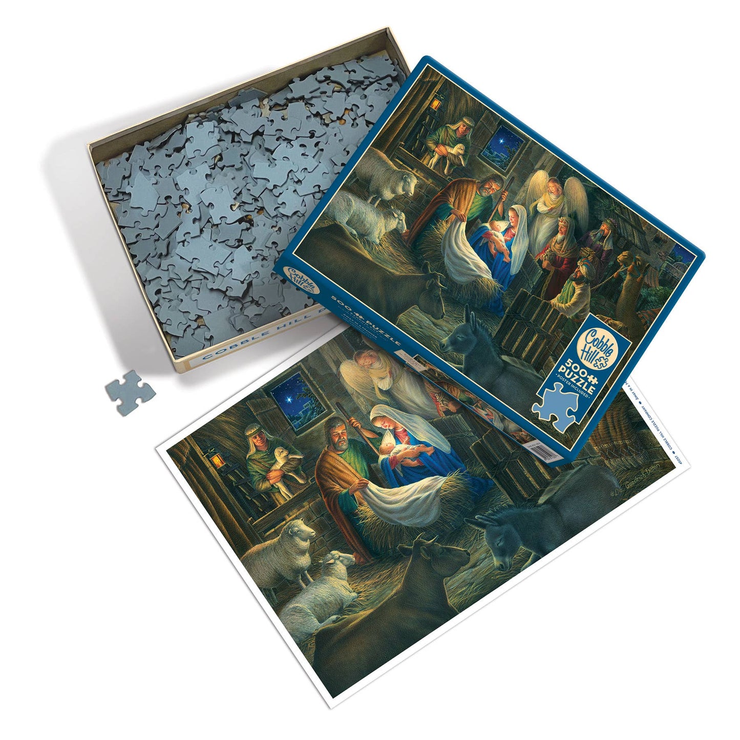 Away In A Manger 500-Piece Cobble Hill Puzzle