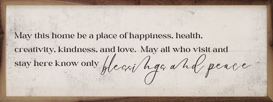 Blessings And Peace Whitewash