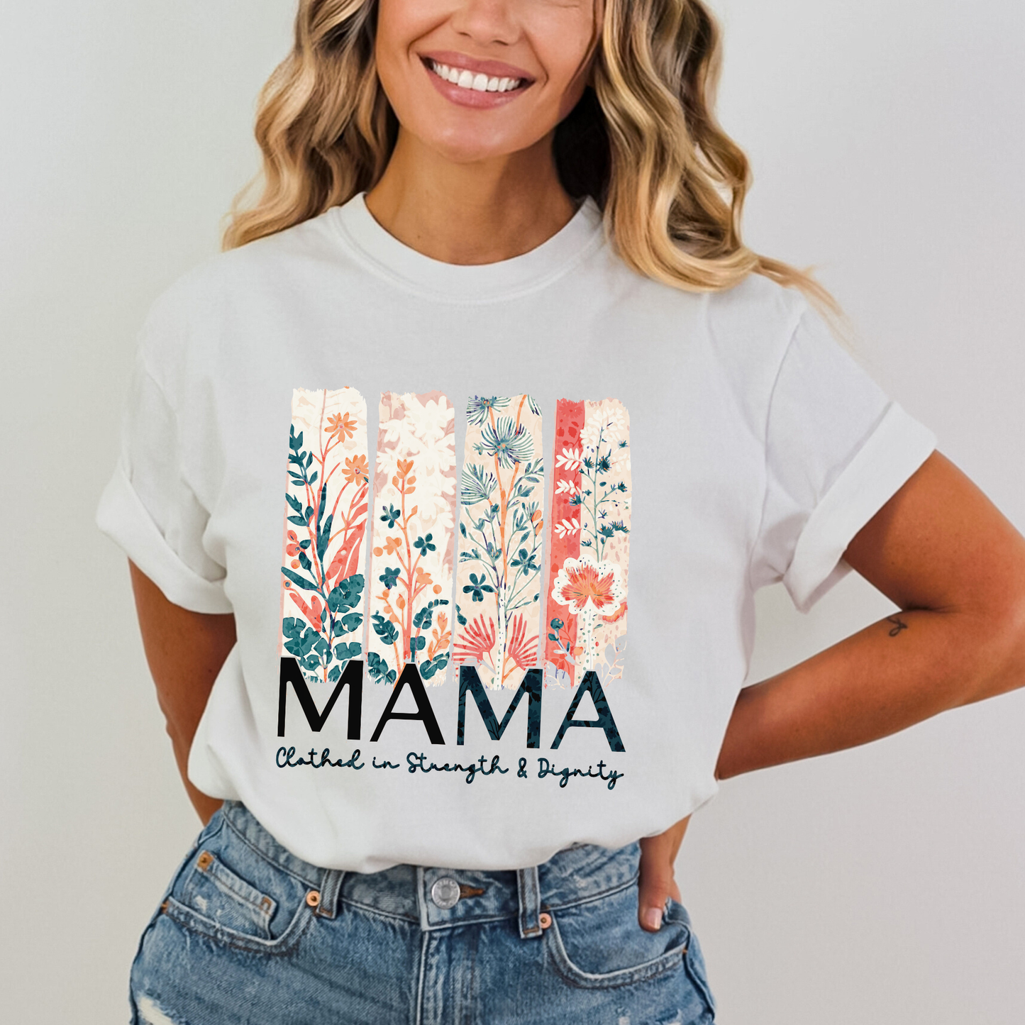 Proverbs 31 Mama Comfort Color Christian Mother's Day Tshirt