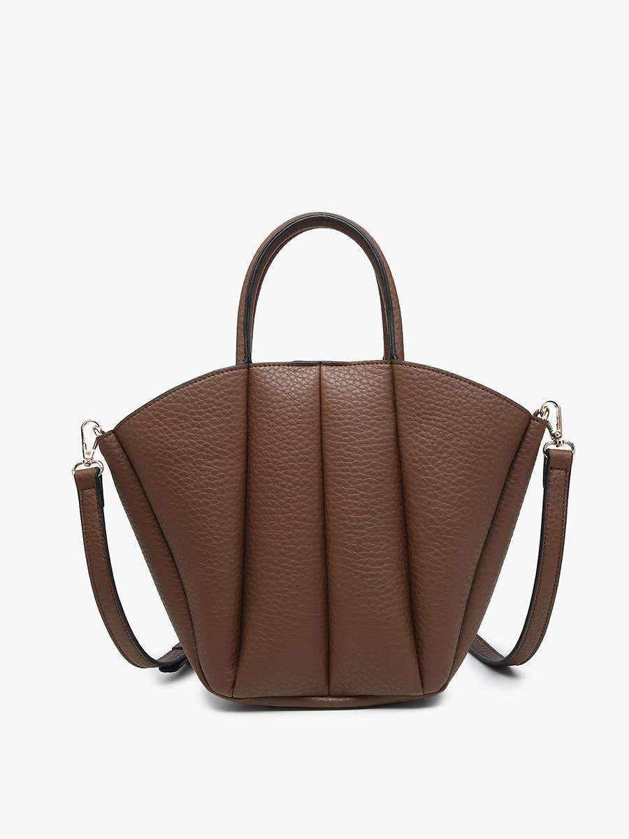 M2596 Ashton Shaped Paneled Hobo w/ Long Strap