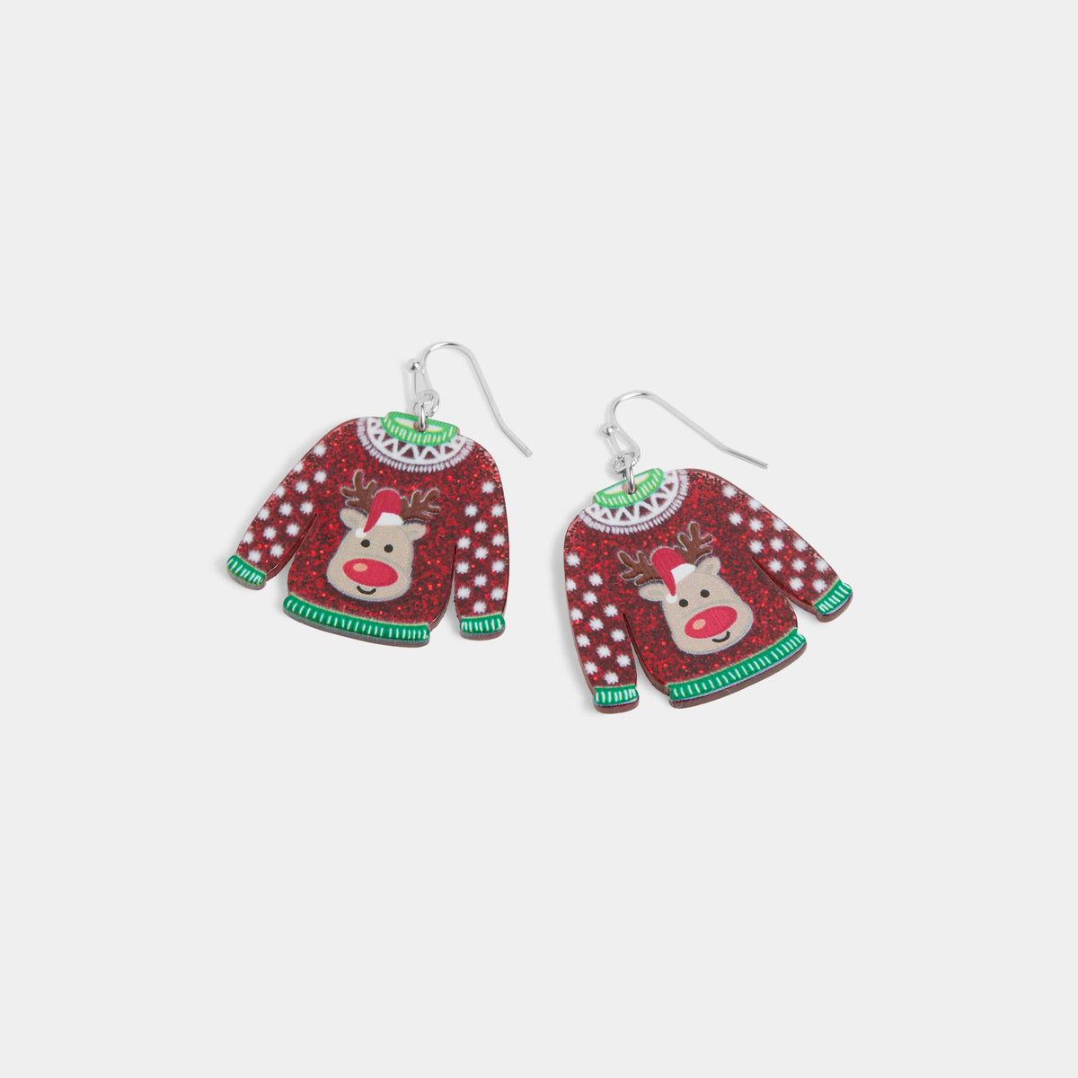Rudolph Sweater Dangle - Red