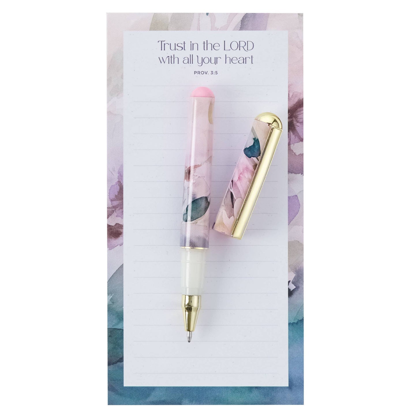 Magnetic Notepad w/pen Trust in the Lord Prov. 3:5