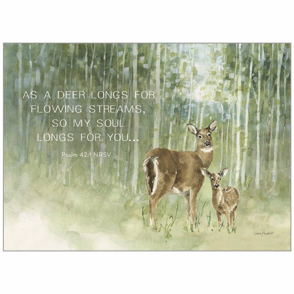 Buck and Fawn - Faith Sympathy Card