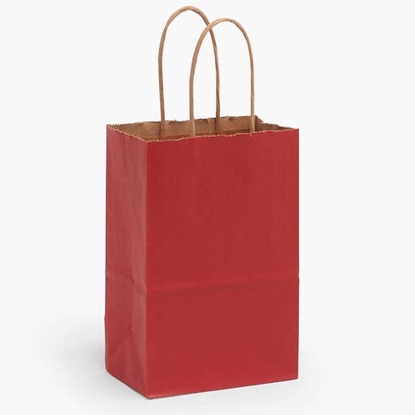 Recycled Kraft Color Paper Retail Shopping Bags