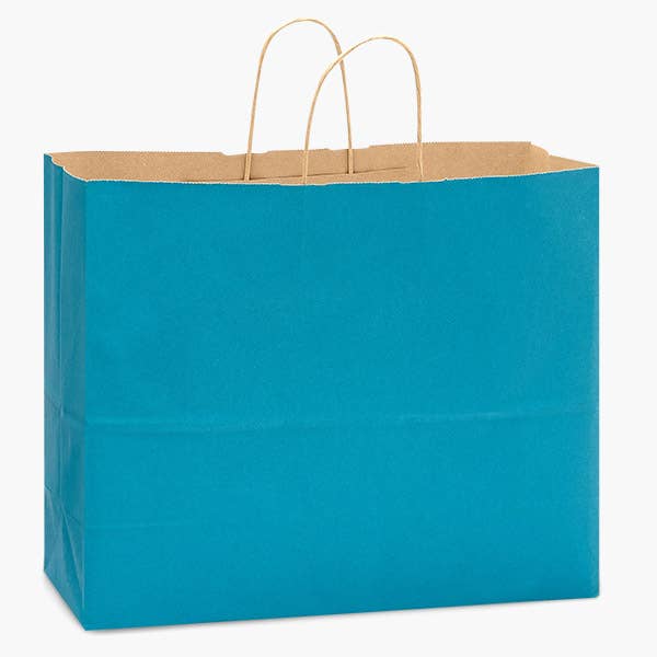 Recycled Kraft Color Paper Retail Shopping Bags