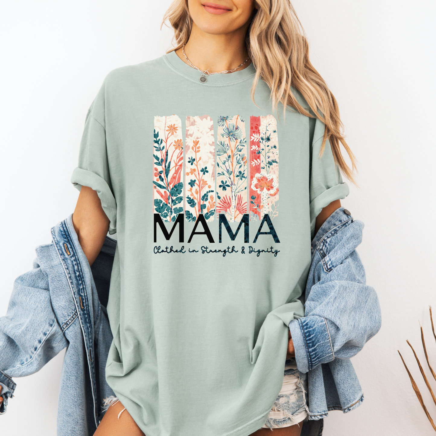 Proverbs 31 Mama Comfort Color Christian Mother's Day Tshirt