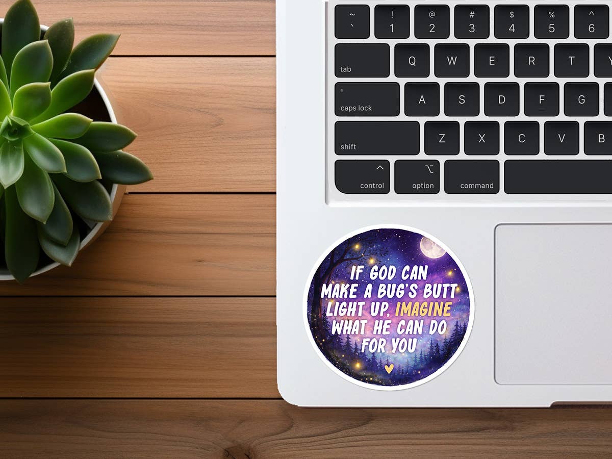 Fireflies | Funny Stickers | Christian Stickers Funny Vinyl