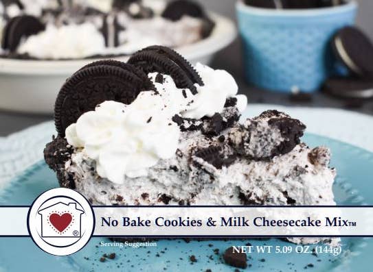 No Bake Cookies & Milk Cheesecake Mix