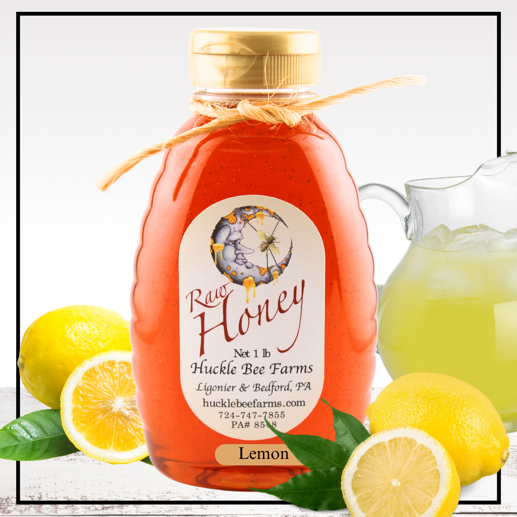 Lemon Infused Raw Honey
