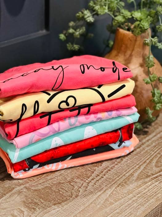 Usa Heart Patriotic Cream Women's Graphic Tee Free Shipping