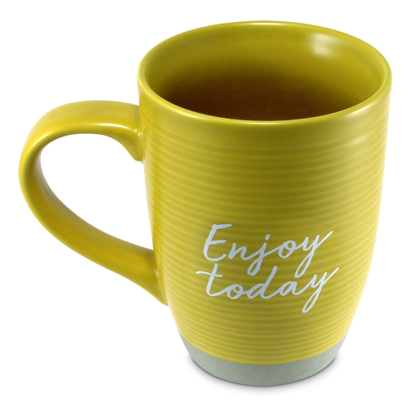 LCP Coffee Mug Enjoy Today Mustard Yellow