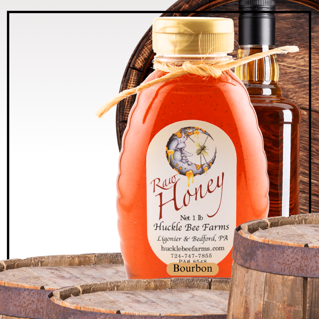 Bourbon Infused Raw Honey