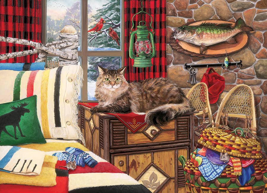 Lodge Cat 1000pc puzzle