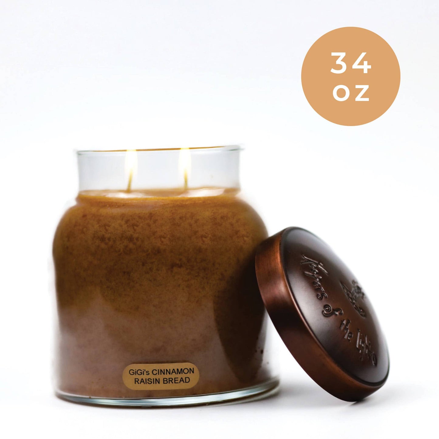 KOTL Papa Candle (34oz.) – GiGi's Cinnamon Raisin Bread