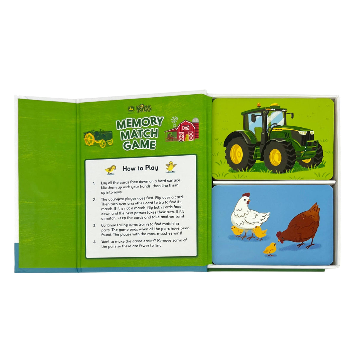 John Deere Kids Memory Match Card Game