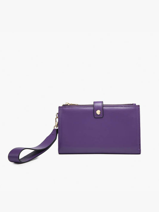 WL2627 Lark Zip-Top Wallet w/ Wristlet Strap