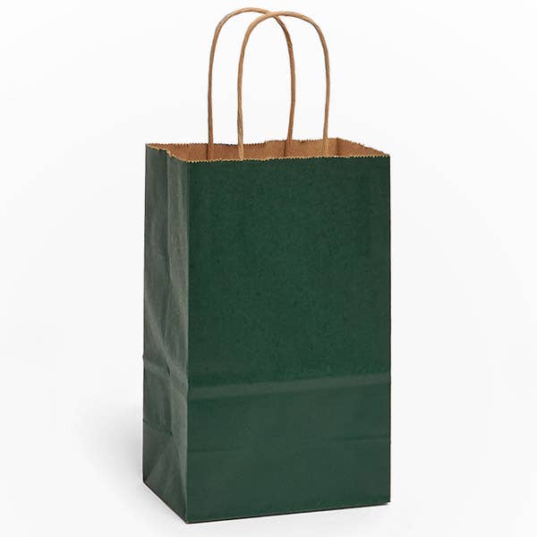 Recycled Kraft Color Paper Retail Shopping Bags