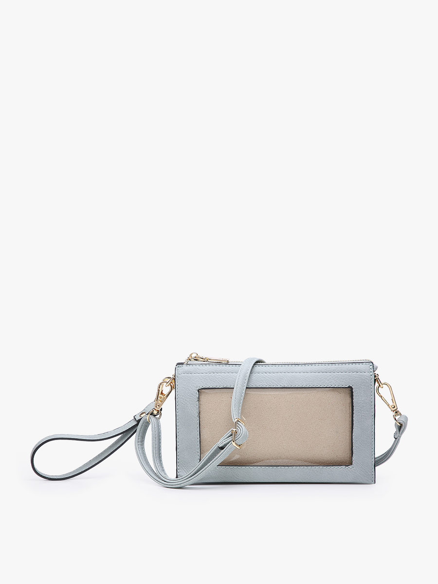 M2002 Maeve 3 Compartment Crossbody w/ Clear Window