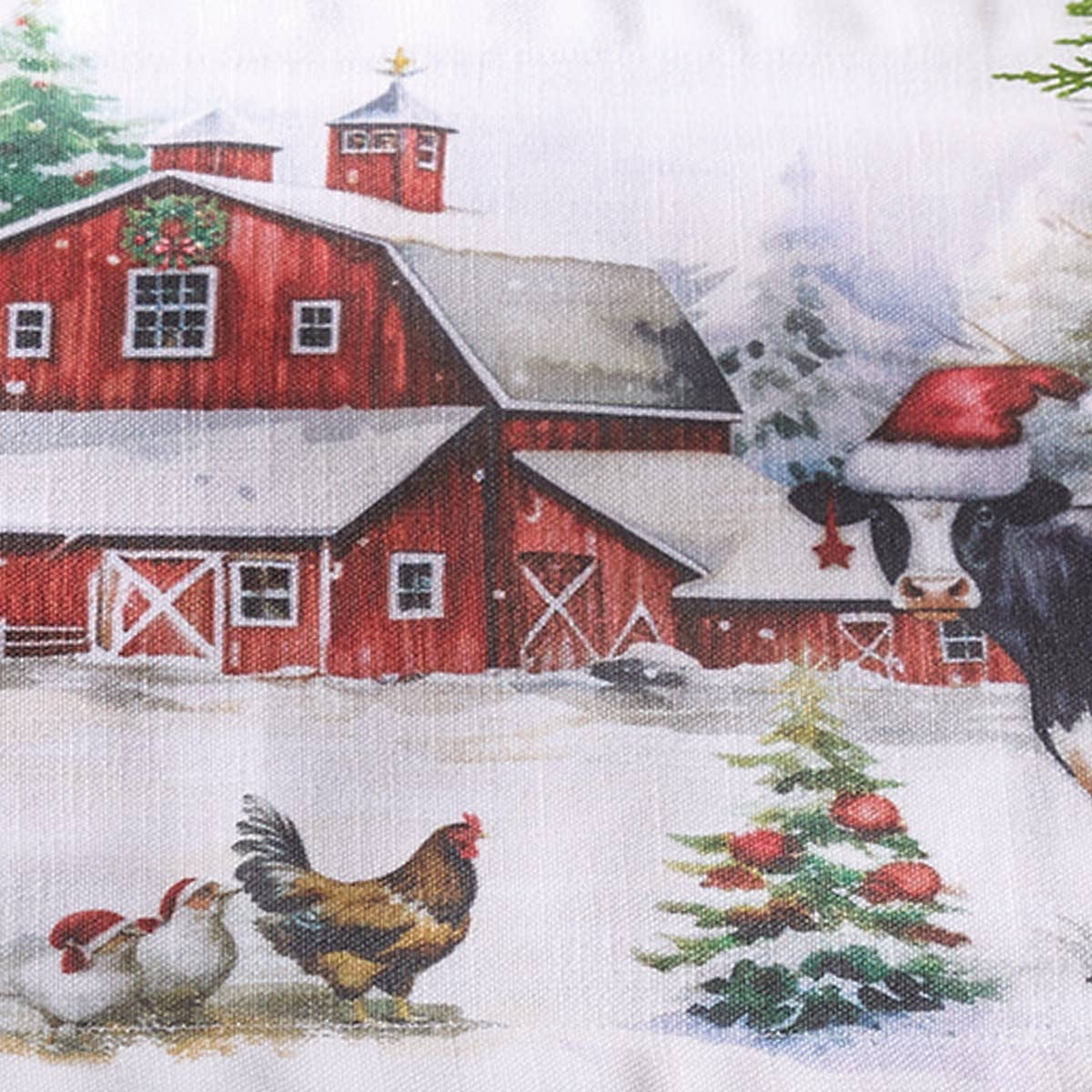 Christmas At The Farm Runner 36"L