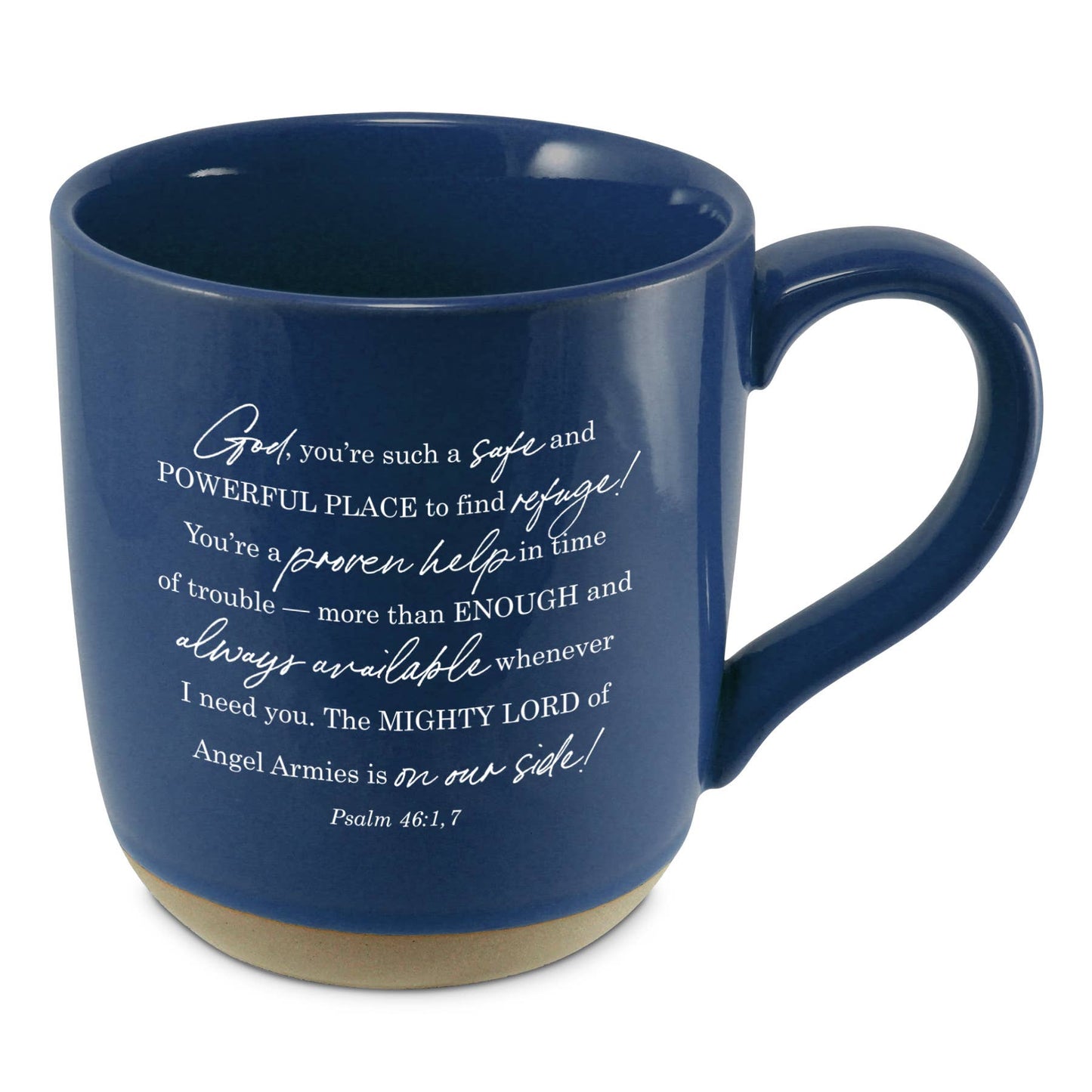 LCP Mug God Of Angel Armies By My Side Navy