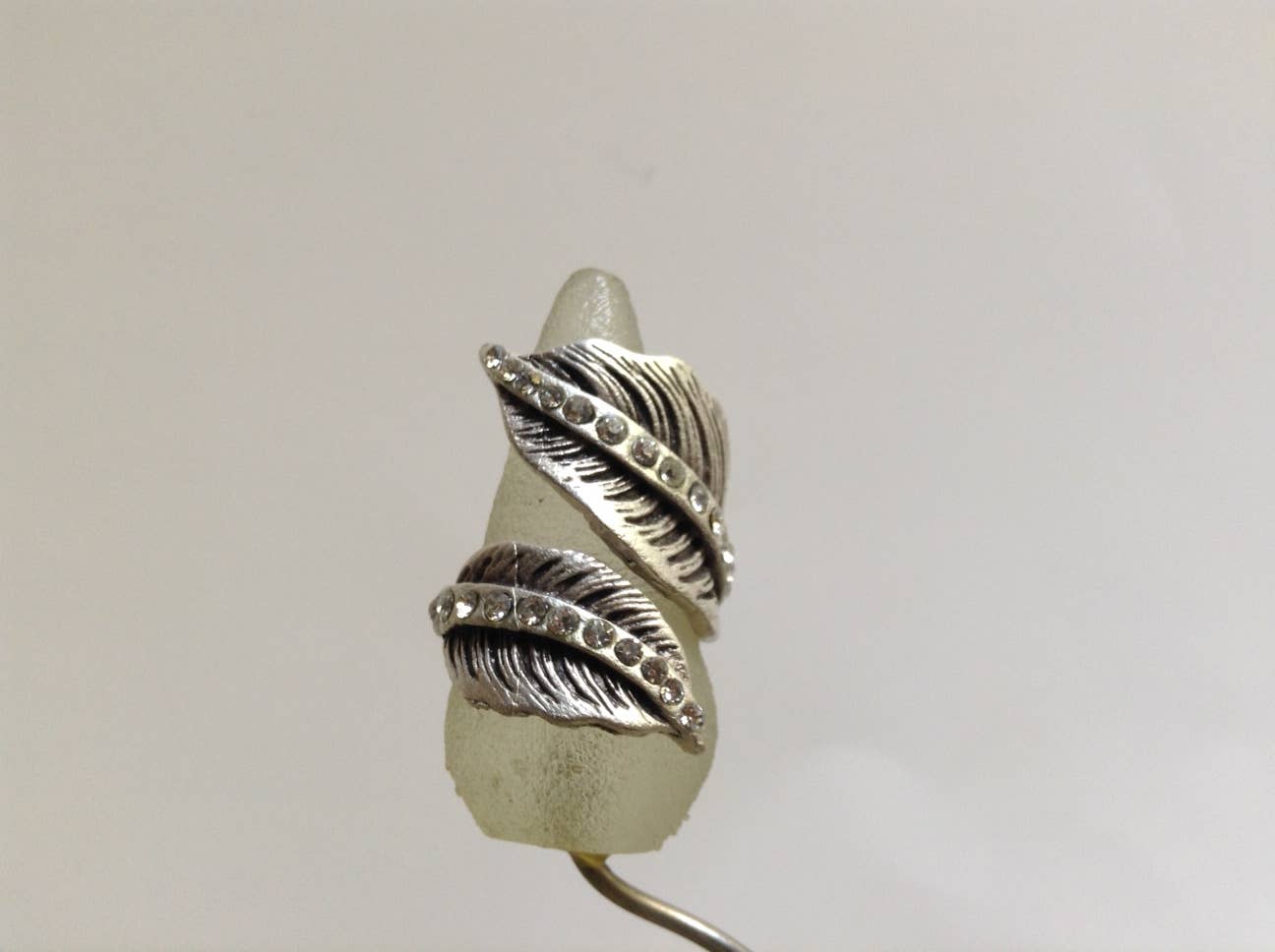 Twilight Feather crystal Ring