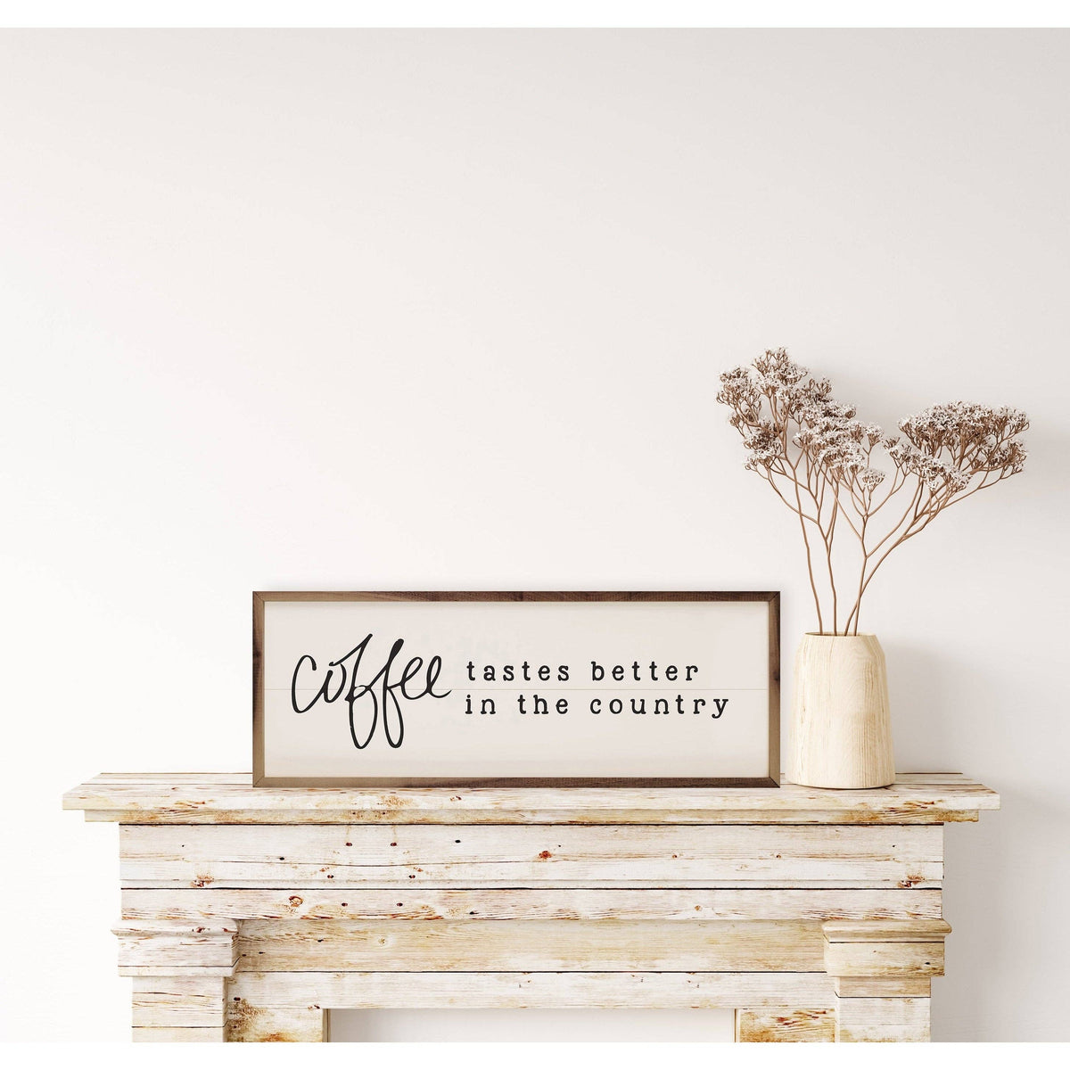 Coffee Tastes Better In The Country White