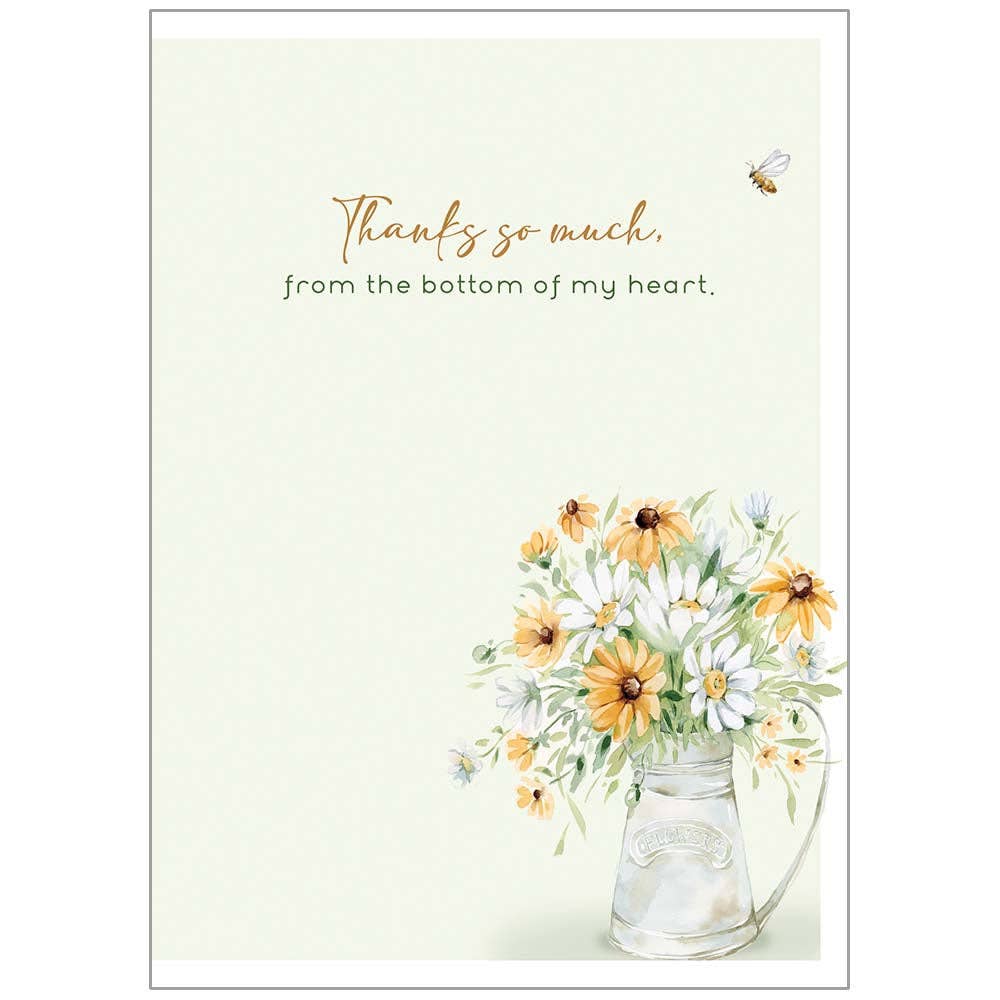 Daisy Pitcher - Faith Thank You Card