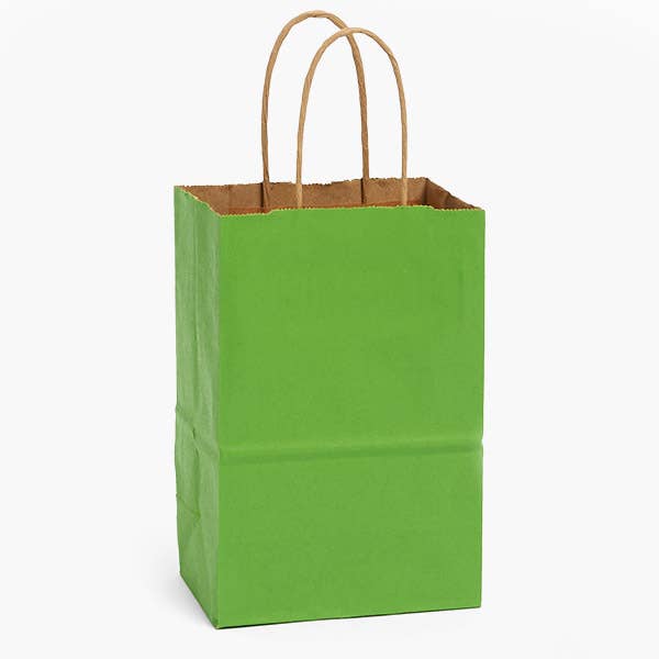 Recycled Kraft Color Paper Retail Shopping Bags