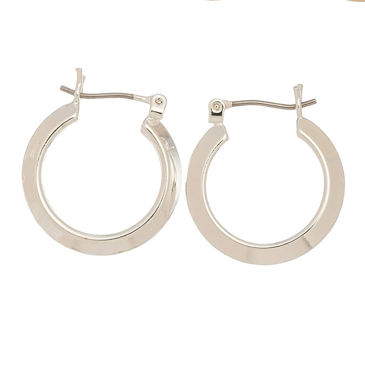 Hoop Earrings Edge Ear Sense Nickel-Free Jewelry