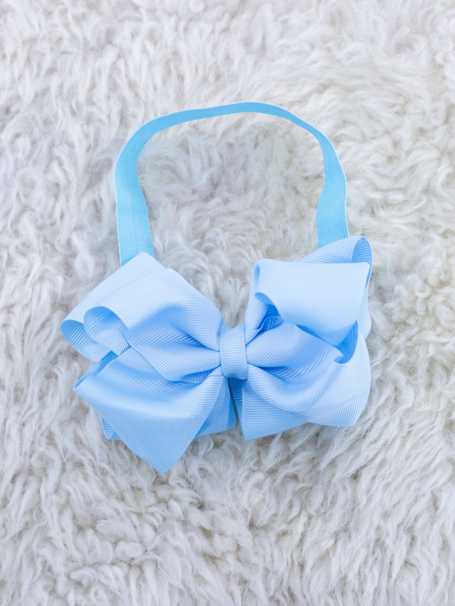Double Layer Bow Headband 5 Inch - 29 Colors Available