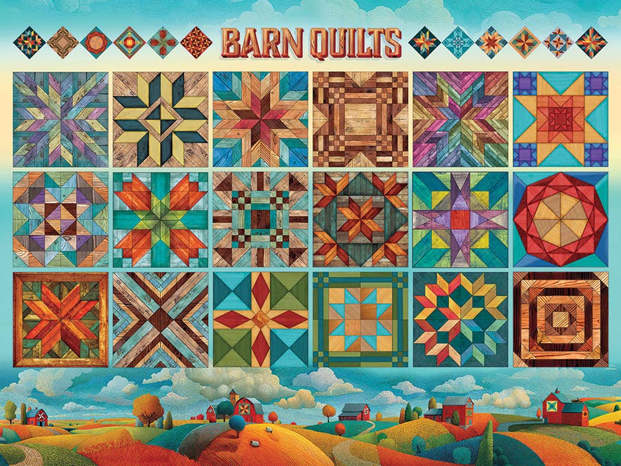 Barn Quilts 275-Piece Cobble Hill Puzzle