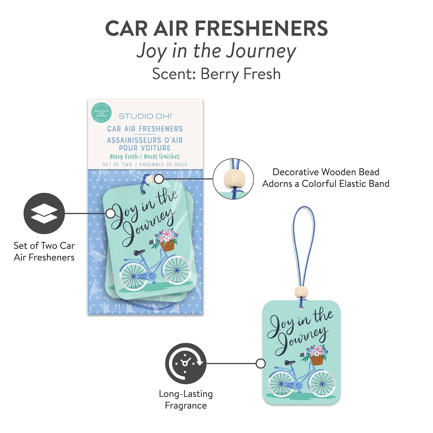 Joy in the Journey Car Air Freshener