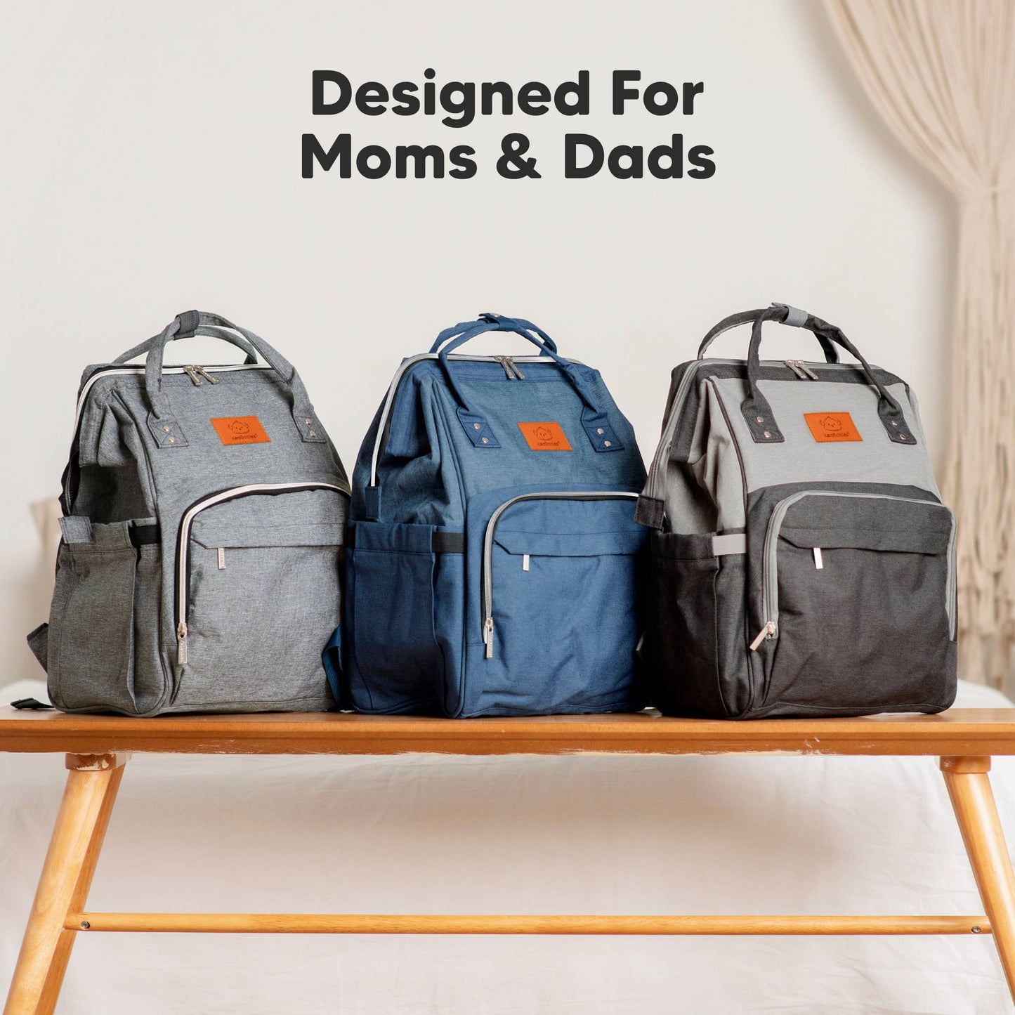Original Diaper Bag Backpack, Baby Bags with Changing Pad