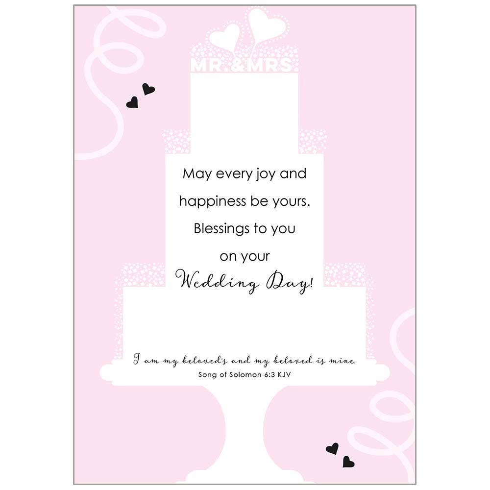 Forever and Ever Cake - Faith Wedding Card