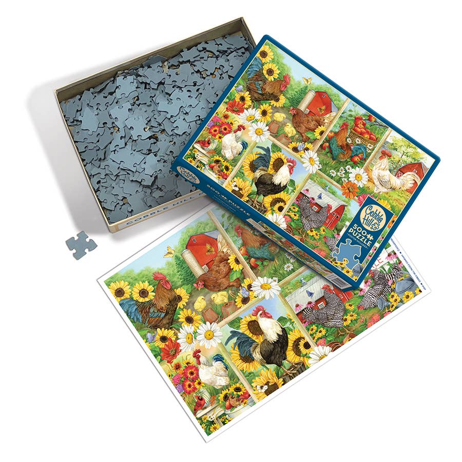 Cockadoodledoo 500-Piece Cobble Hill Puzzle