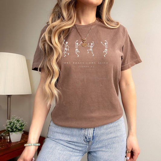 Dry Bones Come Alive Fall Graphic Tee - Christian Tee