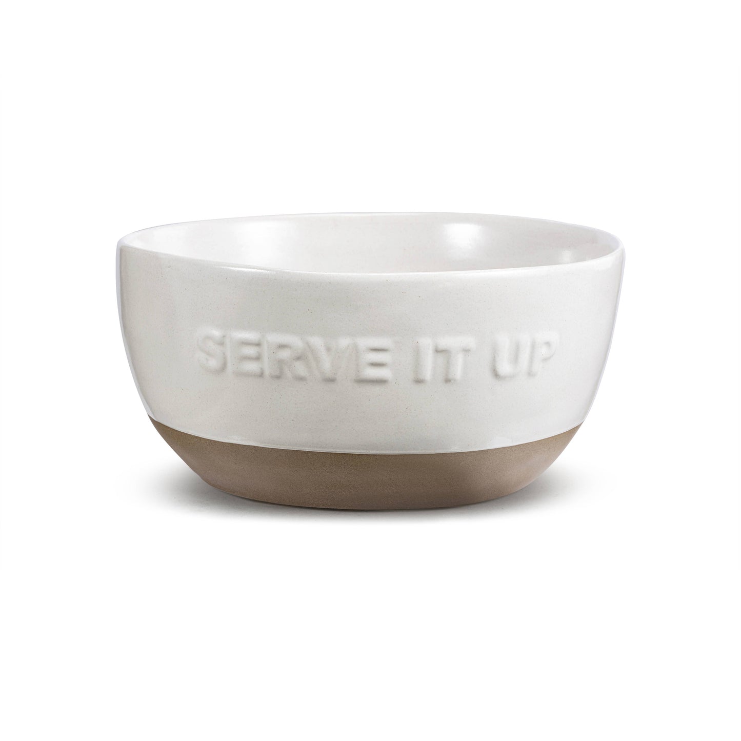 White Serve It Up Serving Bowl