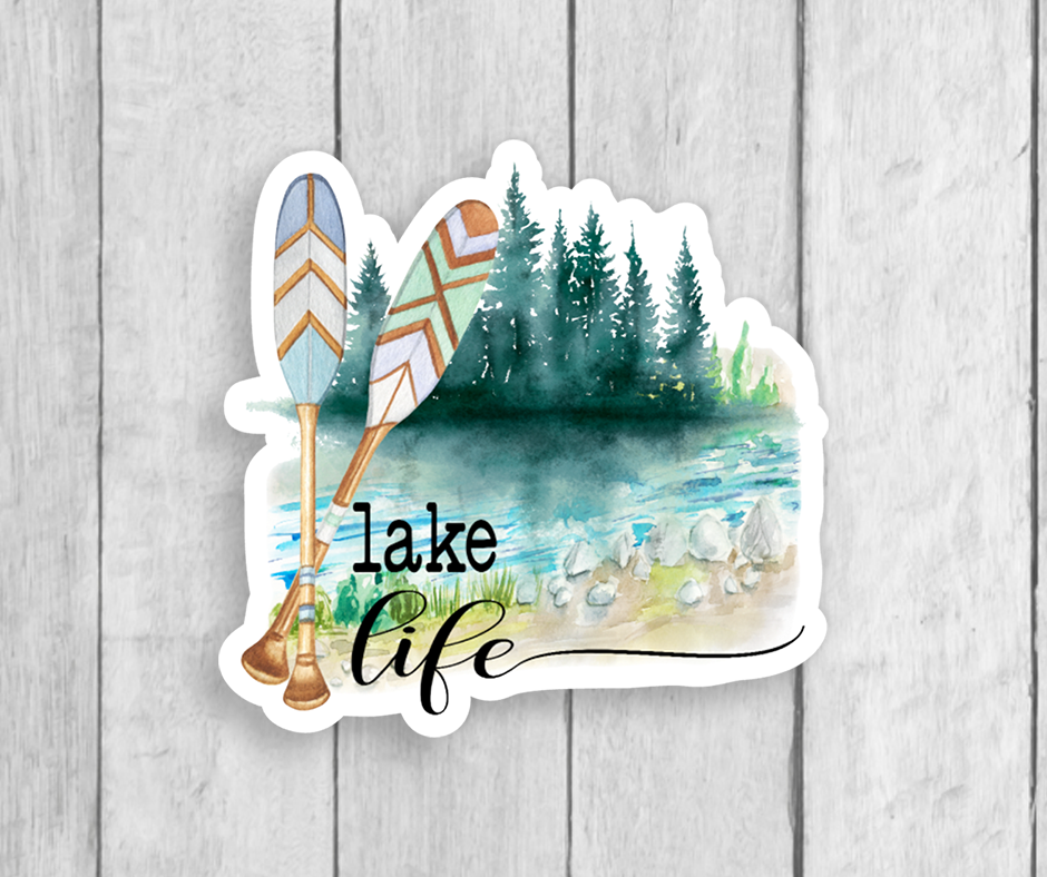 Lake Life Vinyl Sticker