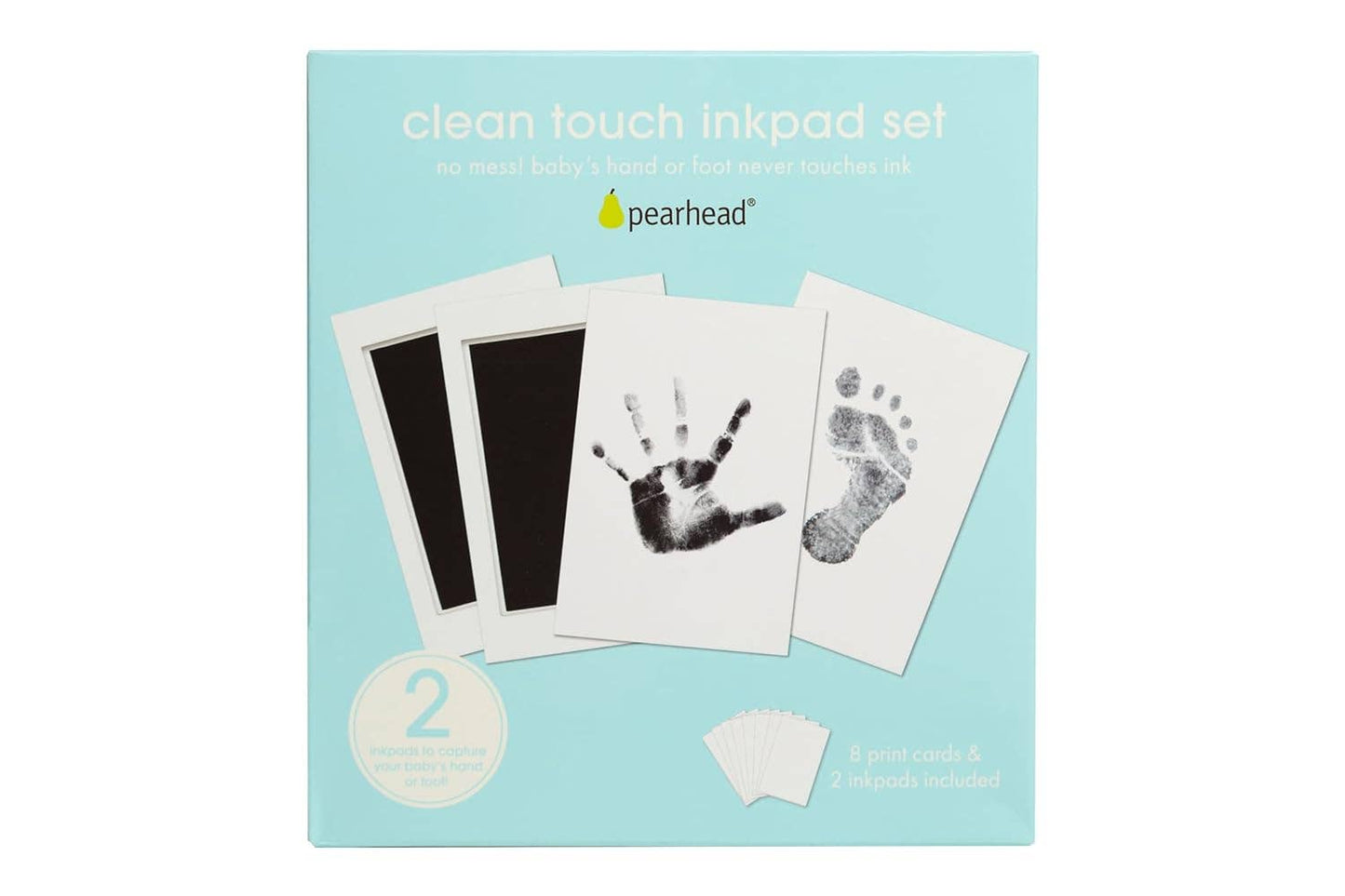 Clean Touch Ink Pad, Baby, Black - Set of 2
