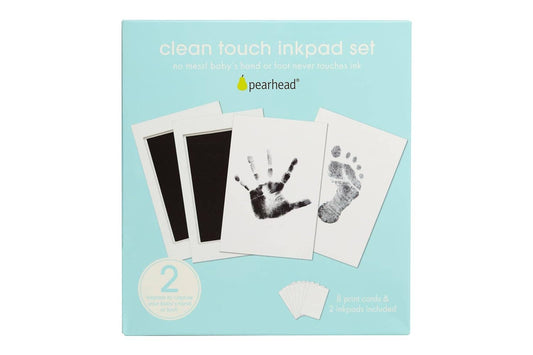 Clean Touch Ink Pad, Baby, Black - Set of 2