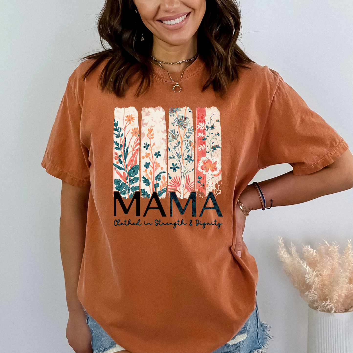 Proverbs 31 Mama Comfort Color Christian Mother's Day Tshirt