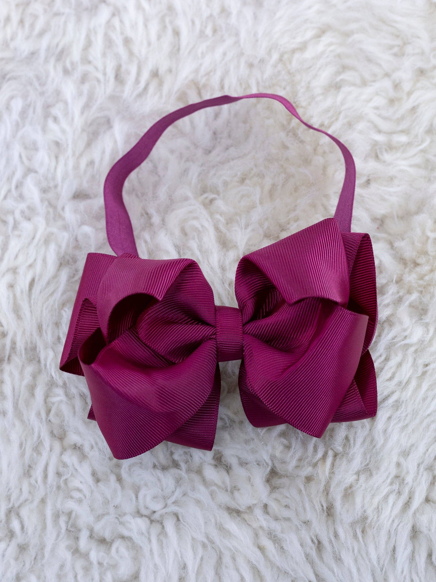 Double Layer Bow Headband 5 Inch - 29 Colors Available